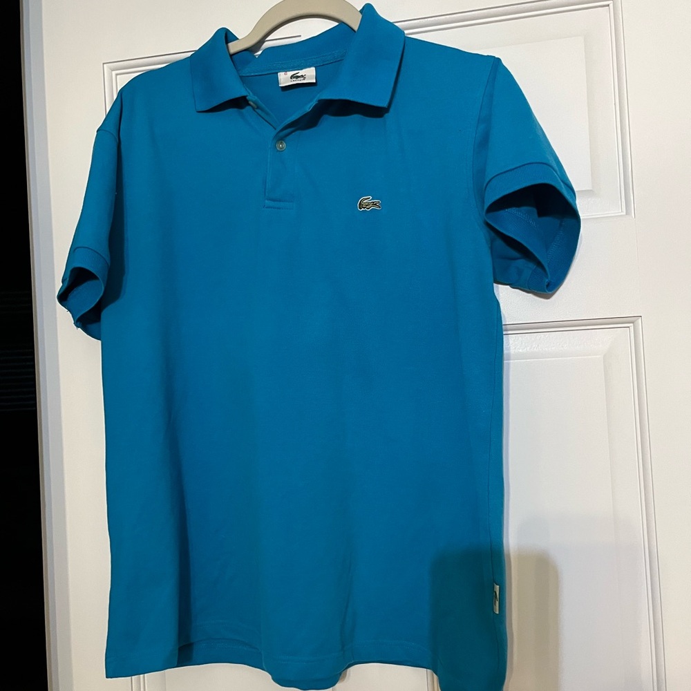 Lacoste Men's Teal Polo Shirt